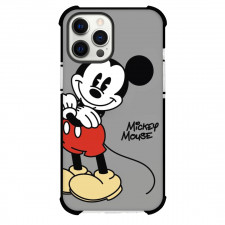 Mickey And Minnie Mickey Phone Case For iPhone Samsung Galaxy Pixel OnePlus Vivo Xiaomi Asus Sony Motorola Nokia - Mickey Gray Background