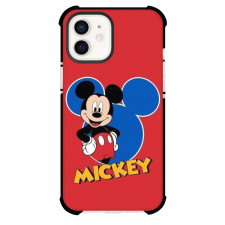 Mickey And Minnie Mickey Phone Case For iPhone Samsung Galaxy Pixel OnePlus Vivo Xiaomi Asus Sony Motorola Nokia - Mickey Portrait Red Background