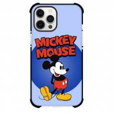Mickey And Minnie Mickey Phone Case For iPhone Samsung Galaxy Pixel OnePlus Vivo Xiaomi Asus Sony Motorola Nokia - Mickey Side Portrait Blue Background