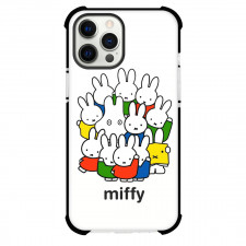 Miffy And Friends Phone Case For iPhone Samsung Galaxy Pixel OnePlus Vivo Xiaomi Asus Sony Motorola Nokia - Miffy Characters On White Background