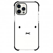 Miffy And Friends Phone Case For iPhone Samsung Galaxy Pixel OnePlus Vivo Xiaomi Asus Sony Motorola Nokia - Miffy Face On White Background
