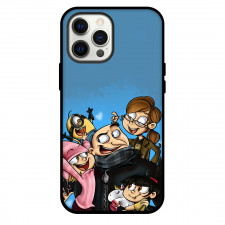 Minions Gru Phone Case For iPhone Samsung Galaxy Pixel OnePlus Vivo Xiaomi Asus Sony Motorola Nokia - Gru With Gru Girls Cartoon Illustration
