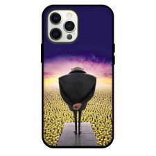 Minions Gru Phone Case For iPhone Samsung Galaxy Pixel OnePlus Vivo Xiaomi Asus Sony Motorola Nokia - Gru Standing In Front Of Minions Movie Art
