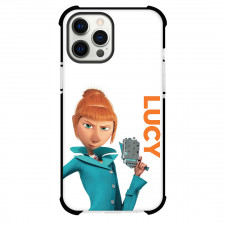 Minions Lucy Phone Case For iPhone Samsung Galaxy Pixel OnePlus Vivo Xiaomi Asus Sony Motorola Nokia - Lucy Holding Gun Poster Movie Art
