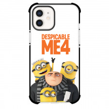Despicable Me 4 Phone Case For iPhone Samsung Galaxy Pixel OnePlus Vivo Xiaomi Asus Sony Motorola Nokia - Minions And Gru In White Background