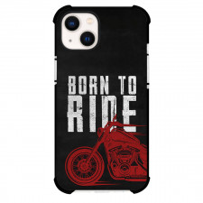 Motorbike Phone Case For iPhone Samsung Galaxy Pixel OnePlus Vivo Xiaomi Asus Sony Motorola Nokia - Motorbike Bron To Ride Vintage Design On Black Background
