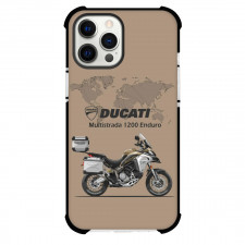 Motorbike Ducati Phone Case For iPhone Samsung Galaxy Pixel OnePlus Vivo Xiaomi Asus Sony Motorola Nokia - Motorbike Ducati Multistrada 1200 Enduro On Brown Background