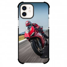 Motorbike Ducati Phone Case For iPhone Samsung Galaxy Pixel OnePlus Vivo Xiaomi Asus Sony Motorola Nokia - Motorbike Ducati Panigale V4 Red Color In Racing Track Poster