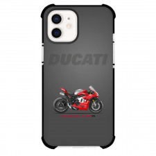 Motorbike Ducati Phone Case For iPhone Samsung Galaxy Pixel OnePlus Vivo Xiaomi Asus Sony Motorola Nokia - Motorbike Ducati Panigale V4 R Illustration Art On Gray Background
