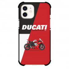 Motorbike Ducati Phone Case For iPhone Samsung Galaxy Pixel OnePlus Vivo Xiaomi Asus Sony Motorola Nokia - Motorbike Ducati Panigale V4 R Illustration Art On Red And Black Background