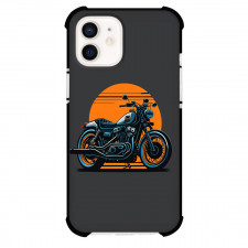 Motorbike Phone Case For iPhone Samsung Galaxy Pixel OnePlus Vivo Xiaomi Asus Sony Motorola Nokia - Motorbike Illustration Art Sun Background