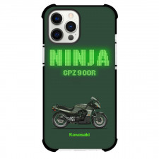Motorbike Kawasaki Phone Case For iPhone Samsung Galaxy Pixel OnePlus Vivo Xiaomi Asus Sony Motorola Nokia - Motorbike Kawasaki GPZ 900R Illustration Art With Neon Effect