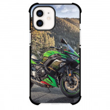 Motorbike Kawasaki Phone Case For iPhone Samsung Galaxy Pixel OnePlus Vivo Xiaomi Asus Sony Motorola Nokia - Motorbike Kawasaki Ninja 650 On Green Mountain Background