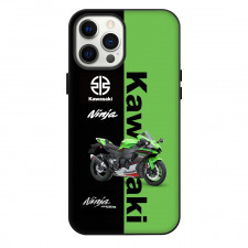 Motorbike Kawasaki Phone Case For iPhone Samsung Galaxy Pixel OnePlus Vivo Xiaomi Asus Sony Motorola Nokia - Motorbike Kawasaki Ninja ZX-10R On Black Green Background