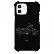 Motorbike Moto Guzzi Phone Case For iPhone Samsung Galaxy Pixel OnePlus Vivo Xiaomi Asus Sony Motorola Nokia - Motorbike Moto Guzzi V9 Bobber On Dark Background