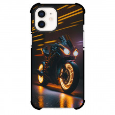 Motorbike Phone Case For iPhone Samsung Galaxy Pixel OnePlus Vivo Xiaomi Asus Sony Motorola Nokia - Motorbike Neon Glowing Poster