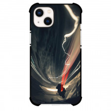 Motorbike Phone Case For iPhone Samsung Galaxy Pixel OnePlus Vivo Xiaomi Asus Sony Motorola Nokia - Motorbike Riders On The Storm Illustration Art