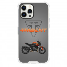 Motorbike Triumph Phone Case For iPhone Samsung Galaxy Pixel OnePlus Vivo Xiaomi Asus Sony Motorola Nokia - Motorbike Triumph Trident 660 On Gray Background