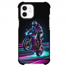 Motorbike Phone Case For iPhone Samsung Galaxy Pixel OnePlus Vivo Xiaomi Asus Sony Motorola Nokia - Motorbike Wheelie Cyberpunk Art Poster