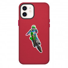 Motocross Phone Case For iPhone Samsung Galaxy Pixel OnePlus Vivo Xiaomi Asus Sony Motorola Nokia - Motocross DirtBike Trail Vector Sticker