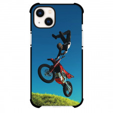 Motocross Ricky Carmichael Phone Case For iPhone Samsung Galaxy Pixel OnePlus Vivo Xiaomi Asus Sony Motorola Nokia - Motocross Ricky Carmichael Jumping On Blue Sky Background