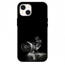 Motocross Phone Case For iPhone Samsung Galaxy Pixel OnePlus Vivo Xiaomi Asus Sony Motorola Nokia - Motocross Rider On The Water Dark Background