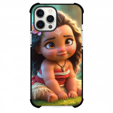 Moana Case For iPhone Samsung Galaxy Pixel OnePlus Vivo Xiaomi Asus Sony Motorola Nokia - Baby Moana Sitting on the Ground Blur Background