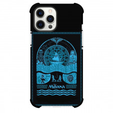 Moana Case For iPhone Samsung Galaxy Pixel OnePlus Vivo Xiaomi Asus Sony Motorola Nokia - Blue and Black Symbolic Frame Art