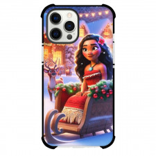 Moana Case For iPhone Samsung Galaxy Pixel OnePlus Vivo Xiaomi Asus Sony Motorola Nokia - Moana Sitting on Santa's Sleigh