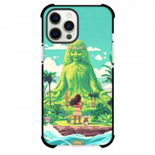 Moana Case For iPhone Samsung Galaxy Pixel OnePlus Vivo Xiaomi Asus Sony Motorola Nokia - Moana and Tefiti Staring at Each Other Cartoon Art