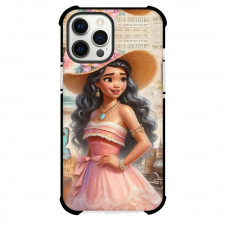 Moana Case For iPhone Samsung Galaxy Pixel OnePlus Vivo Xiaomi Asus Sony Motorola Nokia - Moana Vintage Pink Collage Art