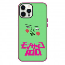 Mob Psycho 100 Dimple Phone Case For iPhone Samsung Galaxy Pixel OnePlus Vivo Xiaomi Asus Sony Motorola Nokia - Dimple Avatar Drawing On Green Background