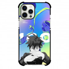 Mob Psycho 100 Ritsu Kageyama Phone Case For iPhone Samsung Galaxy Pixel OnePlus Vivo Xiaomi Asus Sony Motorola Nokia - Ritsu Kageyama Fan Art Grayscale Drawing On Purple Background