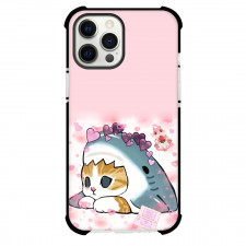 Mofusand Phone Case For iPhone Samsung Galaxy Pixel OnePlus Vivo Xiaomi Asus Sony Motorola Nokia - Shark Cat Avatar