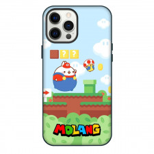 Molang Phone Case For iPhone Samsung Galaxy Pixel OnePlus Vivo Xiaomi Asus Sony Motorola Nokia - Run Super Mario Poster
