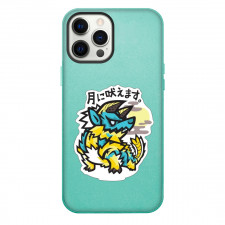 Monster Hunter Zinogre Phone Case For iPhone Samsung Galaxy Pixel OnePlus Vivo Xiaomi Asus Sony Motorola Nokia - Character Icon Sticker