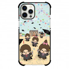 Monchhichi Phone Case For iPhone Samsung Galaxy Pixel OnePlus Vivo Xiaomi Asus Sony Motorola Nokia - Monchhichi Dolls Children Runnig Out From School