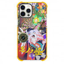 Mononoke The Movie Medicine Seller Phone Case For iPhone Samsung Galaxy Pixel OnePlus Vivo Xiaomi Asus Sony Motorola Nokia - Medicine Seller Fighting Shouting Portrait Poster