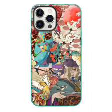 Mononoke The Movie Medicine Seller Phone Case For iPhone Samsung Galaxy Pixel OnePlus Vivo Xiaomi Asus Sony Motorola Nokia - Medicine Seller Side Portrait Sticker Collage