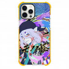 Mononoke The Movie Medicine Seller Phone Case For iPhone Samsung Galaxy Pixel OnePlus Vivo Xiaomi Asus Sony Motorola Nokia - Medicine Seller Smirking Side Portrait