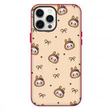 The Monsters Labubu Phone Case For iPhone Samsung Galaxy Pixel OnePlus Vivo Xiaomi Asus Sony Motorola Nokia - The Monsters Labubu Avatar Pattern Art On Beige Background