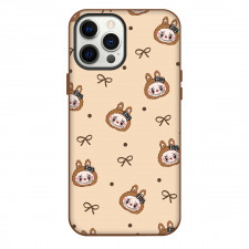 The Monsters Labubu Case For iPhone Samsung Galaxy Pixel OnePlus Vivo Xiaomi Asus Sony Motorola Nokia - The Monsters Labubu Brown Face Pattern