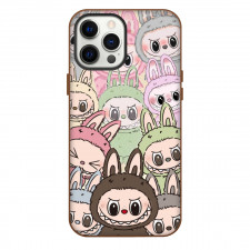 The Monsters Labubu Case For iPhone Samsung Galaxy Pixel OnePlus Vivo Xiaomi Asus Sony Motorola Nokia - The Monsters Labubu Characters Smiling Collage Portrait Cartoon Art