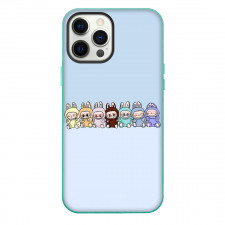 The Monsters Labubu Phone Case For iPhone Samsung Galaxy Pixel OnePlus Vivo Xiaomi Asus Sony Motorola Nokia - The Monsters Labubu Colorful Sitting On Light Purple Background