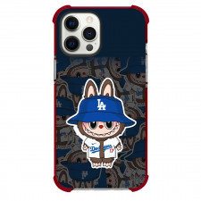 The Monsters Labubu Case For iPhone Samsung Galaxy Pixel OnePlus Vivo Xiaomi Asus Sony Motorola Nokia - The Monsters Labubu Dodgers Sticker Portrait On Collage Background