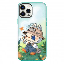 The Monsters Labubu Case For iPhone Samsung Galaxy Pixel OnePlus Vivo Xiaomi Asus Sony Motorola Nokia - The Monsters Labubu Flowers Wink Portrait Pastel Art