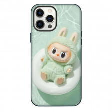 The Monsters Labubu Phone Case For iPhone Samsung Galaxy Pixel OnePlus Vivo Xiaomi Asus Sony Motorola Nokia - Green Floating Portrait