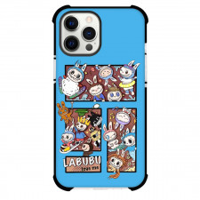 The Monsters Labubu Phone Case For iPhone Samsung Galaxy Pixel OnePlus Vivo Xiaomi Asus Sony Motorola Nokia - The Monsters Labubu Love Me Stickers On Purple Background