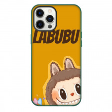 The Monsters Labubu Case For iPhone Samsung Galaxy Pixel OnePlus Vivo Xiaomi Asus Sony Motorola Nokia - The Monsters Labubu Peeking Smile Portrait On Brown Background