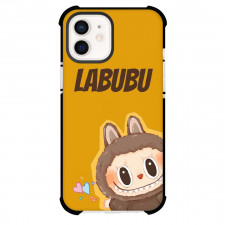 The Monsters Labubu Phone Case For iPhone Samsung Galaxy Pixel OnePlus Vivo Xiaomi Asus Sony Motorola Nokia - The Monsters Labubu Peeking On Bronze Background